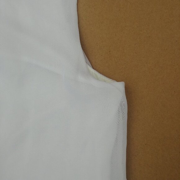 Phase Eight 100% silk soft flowy lined white sleeveless blouse tank top - Picture 9 of 12